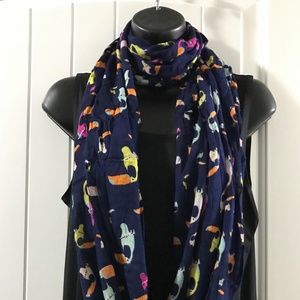 New Directions Sheer Toucan Infinity Scarf-NWT